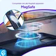 Apple iPhone 15 Pro Hoesje met MagSafe Back Cover Matte Donkerblauw afbeelding 2