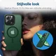 Apple iPhone 15 Pro Hoesje met MagSafe Back Cover Matte Donkergroen afbeelding 2