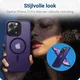 Apple iPhone 15 Pro Max Hoesje met MagSafe Back Cover Matte Paars afbeelding 2