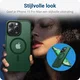 Apple iPhone 15 Pro Max Hoesje met MagSafe Back Cover Matte Donkergroen afbeelding 2