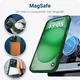 Apple iPhone 15 Pro Max Hoesje met MagSafe Back Cover Matte Donkergroen afbeelding 8