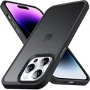 Apple iPhone 14 Pro Max Hoesje Back Cover Matte Zwart