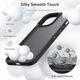 Apple iPhone 14 Pro Max Hoesje Back Cover Matte Zwart afbeelding 3