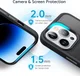 Apple iPhone 14 Pro Max Hoesje Back Cover Matte Zwart afbeelding 4