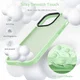 Apple iPhone 14 Pro Max Hoesje Back Cover Matte Groen afbeelding 3