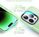 Apple iPhone 14 Pro Max Hoesje Back Cover Matte Groen afbeelding 4