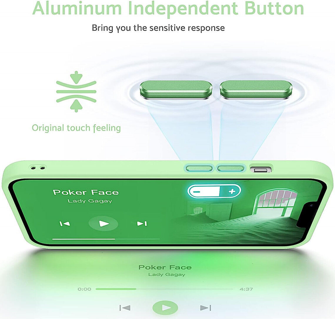 Apple iPhone 14 Pro Max Hoesje Back Cover Matte Groen afbeelding 5