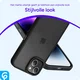 Apple iPhone 15 Hoesje Back Cover Matte Zwart afbeelding 3