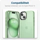 Apple iPhone 15 Hoesje Back Cover Matte Groen afbeelding 4