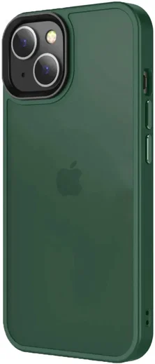 Apple iPhone 15 Hoesje Back Cover Matte Groen afbeelding 6