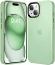 Apple iPhone 15 Hoesje Back Cover Matte Groen