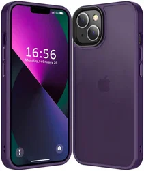 Apple iPhone 15 Plus Hoesje Back Cover Matte Paars afbeelding