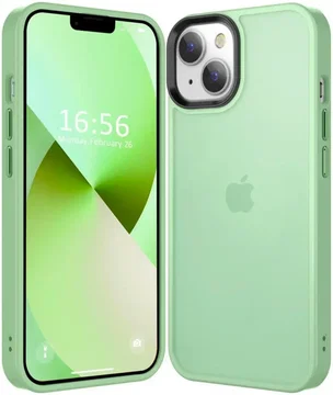 Apple iPhone 15 Plus Hoesje Back Cover Matte Groen