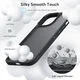 Apple iPhone 15 Pro Hoesje Back Cover Matte Zwart afbeelding 3