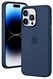 Apple iPhone 15 Pro Hoesje Back Cover Matte Donker Blauw