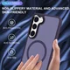 Samsung Galaxy S23 Hoesje met MagSafe Back Cover Matte Paars afbeelding 10