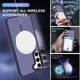 Samsung Galaxy S23 Hoesje met MagSafe Back Cover Matte Paars afbeelding 2