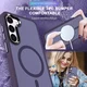 Samsung Galaxy S23 Hoesje met MagSafe Back Cover Matte Paars afbeelding 5