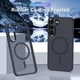 Samsung Galaxy S23 Hoesje met MagSafe Back Cover Matte Donkerblauw afbeelding 10