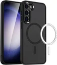 Samsung Galaxy S23 Plus Hoesje met MagSafe Matte Zwart