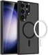 Samsung Galaxy S23 Ultra Hoesje met MagSafe Matte Zwart