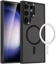 Samsung Galaxy S23 Ultra Hoesje met MagSafe Matte Zwart