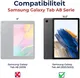 Samsung Galaxy Tab A8 Hoes met Screen Protector en Handriem Blauw afbeelding 7