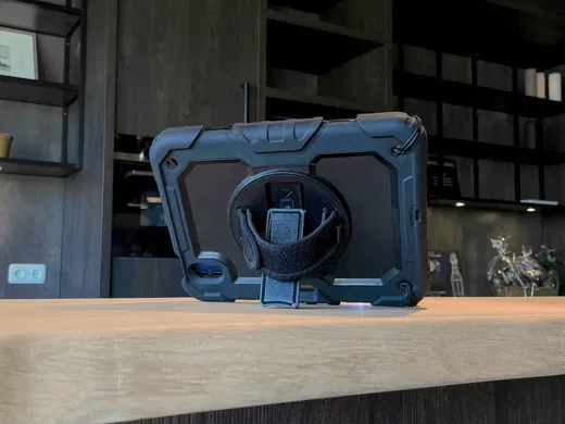 Samsung Galaxy Tab A8 Hoes met Screen Protector en Handriem Blauw afbeelding 10