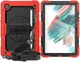 Samsung Galaxy Tab A8 Hoes met Screen Protector en Handriem Rood