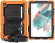 Samsung Galaxy Tab A8 Hoes met Screen Protector en Handriem Oranje