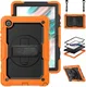 Samsung Galaxy Tab A8 Hoes met Screen Protector en Handriem Oranje afbeelding 2