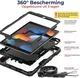 Samsung Galaxy Tab A8 Hoes met Screen Protector en Handriem Groen afbeelding 4