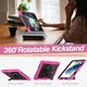 Samsung Galaxy Tab A8 Hoes met Screen Protector en Handriem Roze afbeelding 5