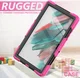 Samsung Galaxy Tab A8 Hoes met Screen Protector en Handriem Roze afbeelding 8