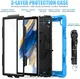 Samsung Galaxy Tab A8 Hoes met Screen Protector en Handriem Lichtblauw afbeelding 4