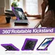 Samsung Galaxy Tab A8 Hoes met Screen Protector en Handriem Paars afbeelding 5
