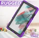 Samsung Galaxy Tab A8 Hoes met Screen Protector en Handriem Paars afbeelding 8