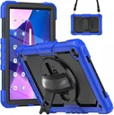 Lenovo Tab M10 Plus Gen 3 (10.6) Hoes met Screenprotector en Handriem Blauw