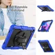 Lenovo Tab M10 Plus Gen 3 (10.6) Hoes met Screenprotector en Handriem Blauw afbeelding 6