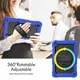 Lenovo Tab M10 Plus Gen 3 (10.6) Hoes met Screenprotector en Handriem Blauw afbeelding 7