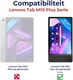 Lenovo Tab M10 Plus Gen 3 (10.6) Hoes met Screenprotector en Handriem Rood afbeelding 5
