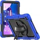 Lenovo Tab M10 Plus / FHD Plus Hoes met Screen Protector en Handriem Blauw