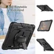Samsung Galaxy Tab S8 Hoes met Screen Protector en Handriem Roze afbeelding 5