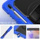 Samsung Galaxy Tab S8+ / S7+ / S7 FE Hoes met Screen Protector en Handriem Blauw afbeelding 7