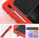 Samsung Galaxy Tab S8+ / S7+ / S7 FE Hoes met Screen Protector en Handriem Rood afbeelding 7