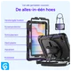 Samsung Galaxy Tab S6 Lite Hoes met Screen Protector en Handriem Blauw afbeelding 4