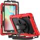 Samsung Galaxy Tab S6 Lite Hoes met Screen Protector en Handriem Rood