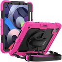 Apple iPad Air (2020/2022) Hoes met Screen Protector en Handriem Roze