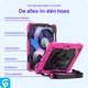 Apple iPad Air (2020/2022) Hoes met Screen Protector en Handriem Roze afbeelding 2