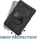 Apple iPad Pro 12.9 Hoes met Screen Protector en Handriem Rood afbeelding 4